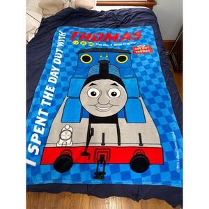 Thomas & Friends Fleece Blanket Toddler 40x60 Day Out With Thomas No 1 Engine
